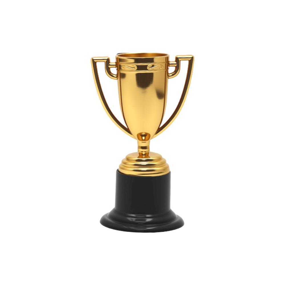 Multi Style Plastic Trophy Small Size Plastic Material Award Trophies Pentagram Star Trophy Model Mini Trophy Sporting Events