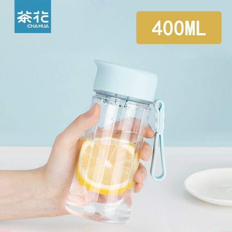 Chahua Fitness Glass Water Bottle, 400ML