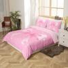 Comforter Homewish Princess Bowknot For Girls Cute Kawaii Bow Ribbon Set Glitter Stars Bedding Set