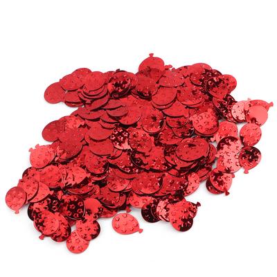 60g Bag Birthday Wedding Party Balloon Colorful Sequin Confetti Decor Party Ornament SuppliesRed Balloon