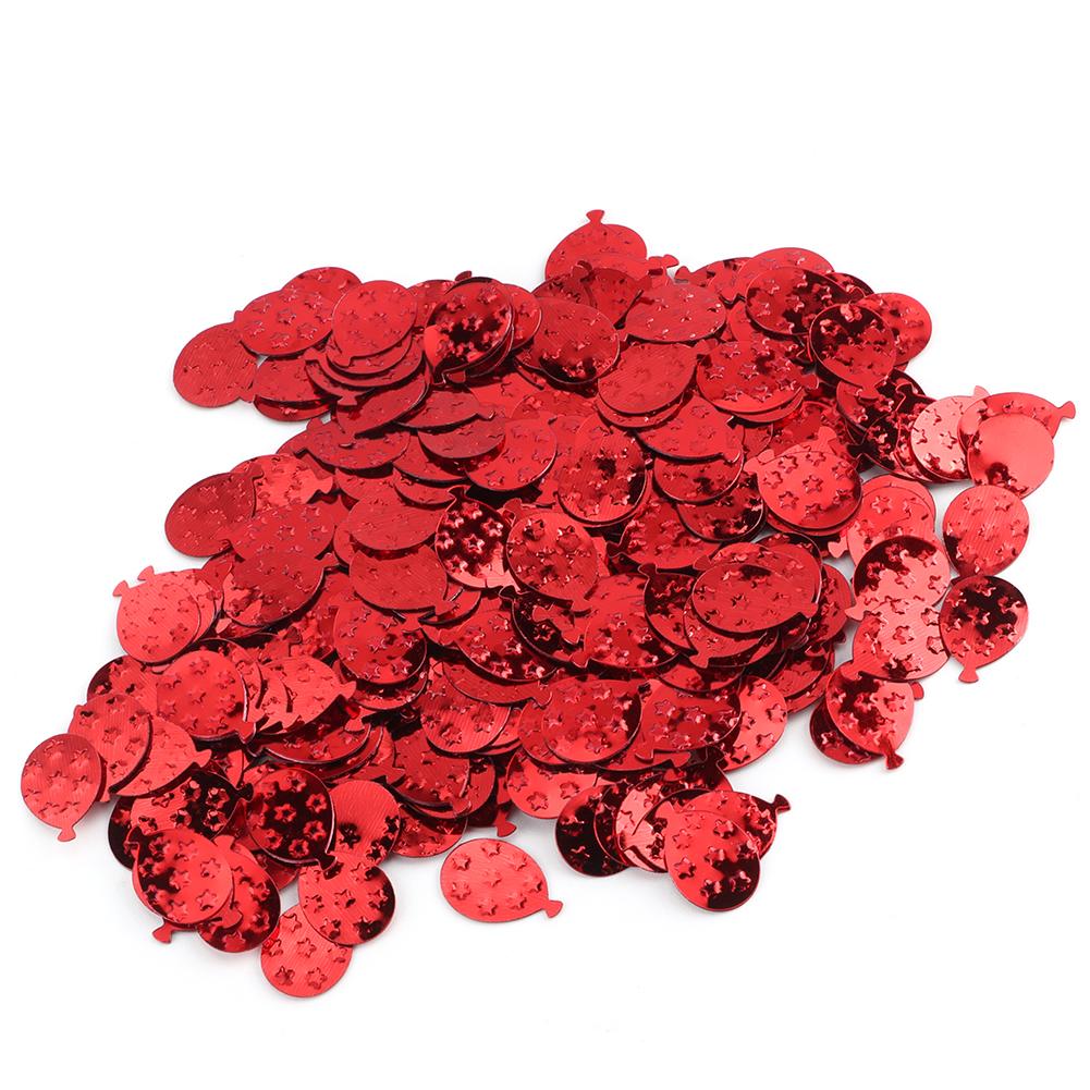 60g Bag Birthday Wedding Party Balloon Colorful Sequin Confetti Decor Party Ornament SuppliesRed Balloon