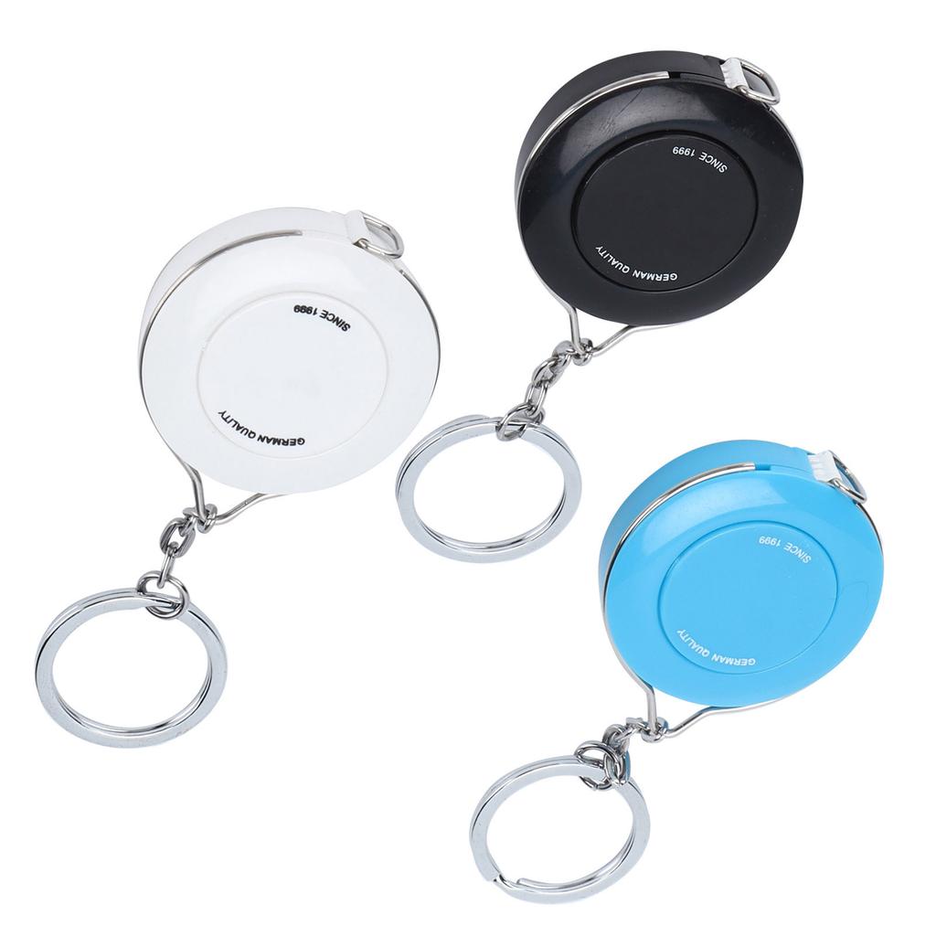 3Pcs Soft Tape Measures Retractable Rulers with Plastic Shells for Fabric Sewing Tailor Cloth Knitting