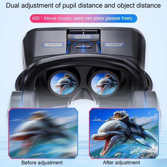 Inteligentny telefon komórkowy 3D Okulary VR Zestaw słuchawkowy Gogle dla dorosłych dzieci