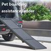 180/107cm Uzun Katlanabilir Evcil Hayvan Rampası Merdiveni - Arabalar, Kamyonlar ve SUV'lar İçin - Yan Raylı Büyük Köpekler İçin Uygundur. 150 lbs Destekler. Kolay Saklanır