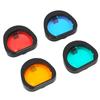 4 Colors Instant Camera Colored Lens Filters Set for Fujifilm Instax Mini 90