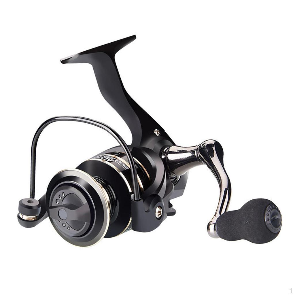 Fishing Reel 5.2:1 Gear Ratio High Speed Powerful Lightweight, with Interchangeable, for Freshwater