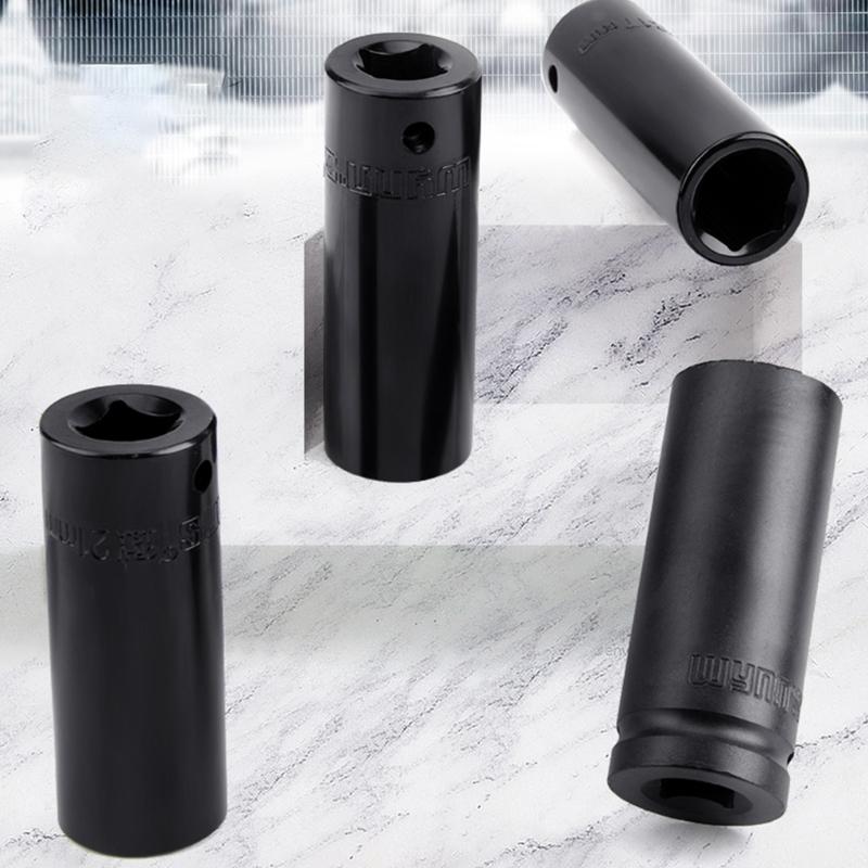 1/2" Inch Drive Deep Impact Sockets Air Pneumatic Socket Wrench Head 8-20mm Standard Car Auto Truck Repair Tool