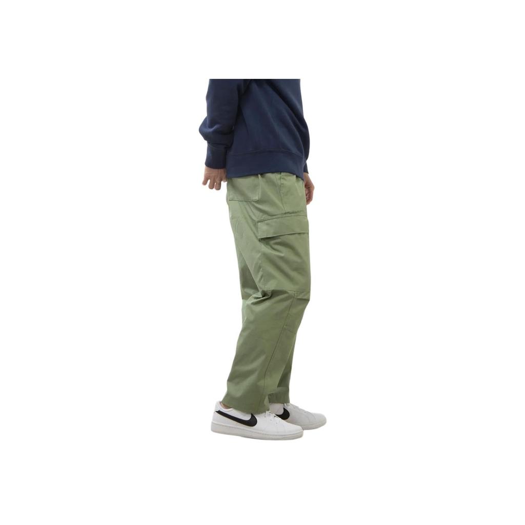Nike Einfarbige gewebte Cargohose für Herren, mittlere Taille, Hosen, Grün FZ4731-386