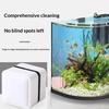 Mini Square Magnetic Brush Aquarium Glass Cleaner Scratch-Resistant Glass Cleaner Magnetic Brush For Small Aquarium Fish Tank