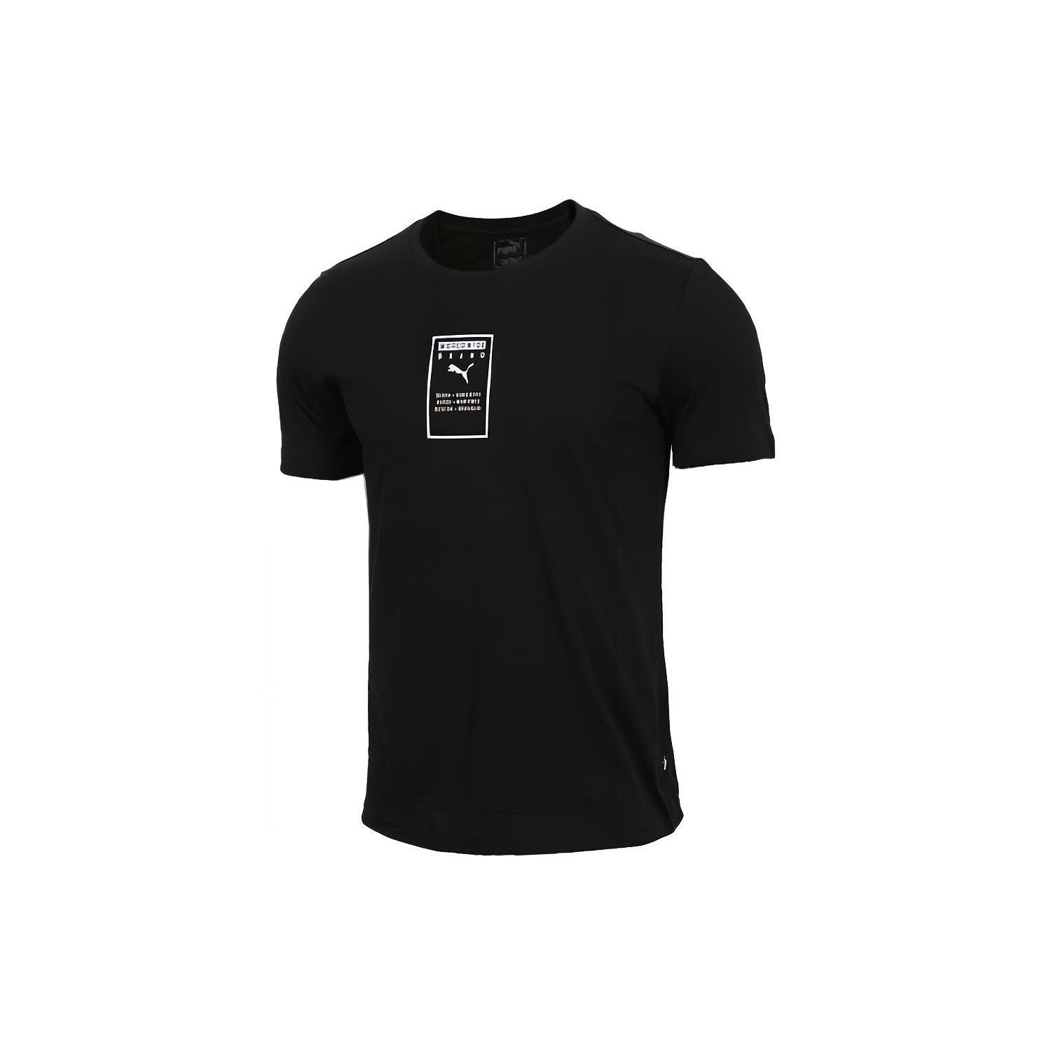 PUMA Classic Icons of Unity Graphic T-Shirt  Black  Men s 844613-01 M