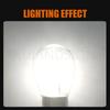 Ruiandsion H6M P15D LED Motorcycle Light Bulb, White AC/DC 6V 2835 28SMD P15D-25-1 High/Low