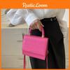 Versatile Casual Pu Leather Small Square Bag With Magnetic Closure For Daily Use