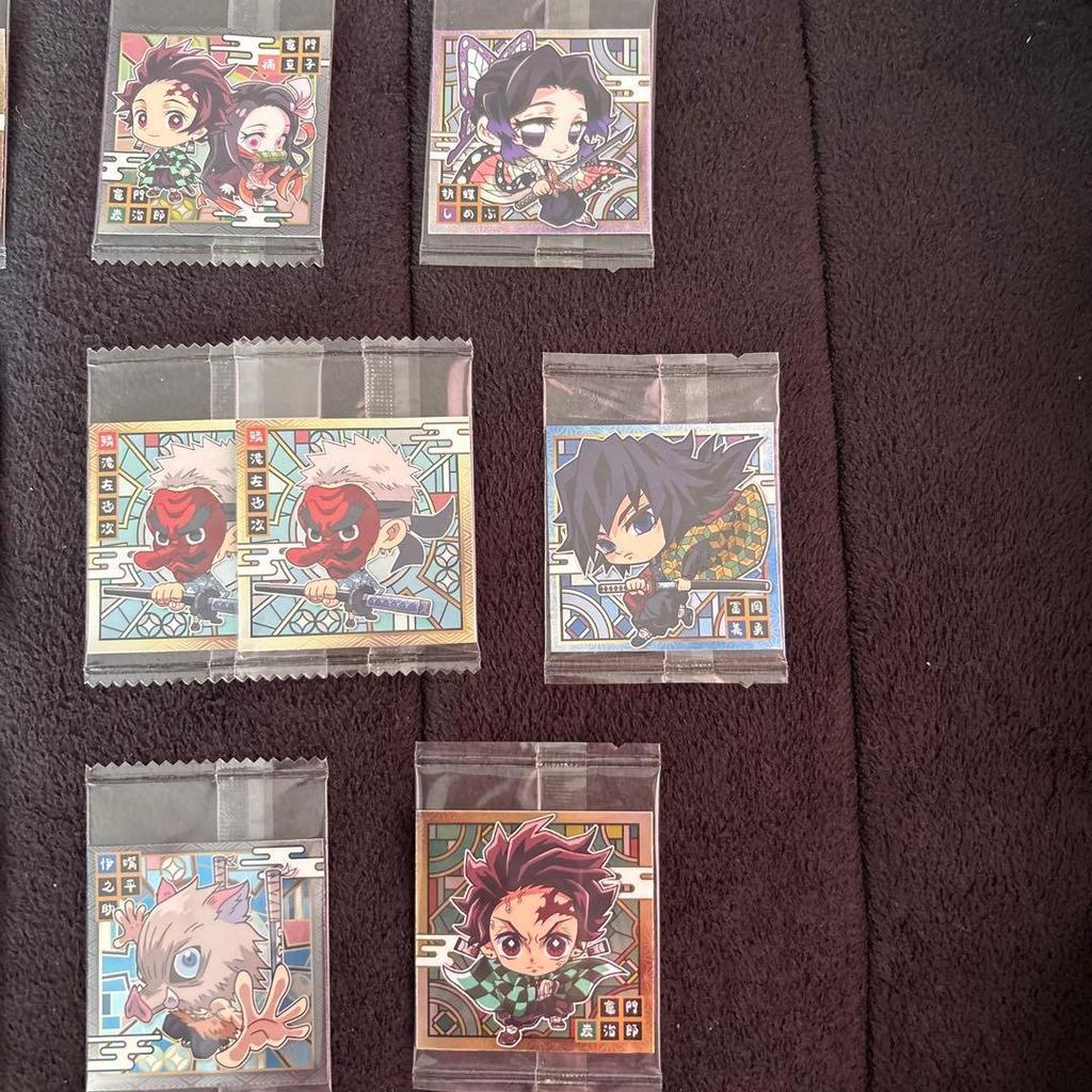 Used Demon Slayer: Kimetsu No Yaiba Deformed Seal Wafer Bulk Sale