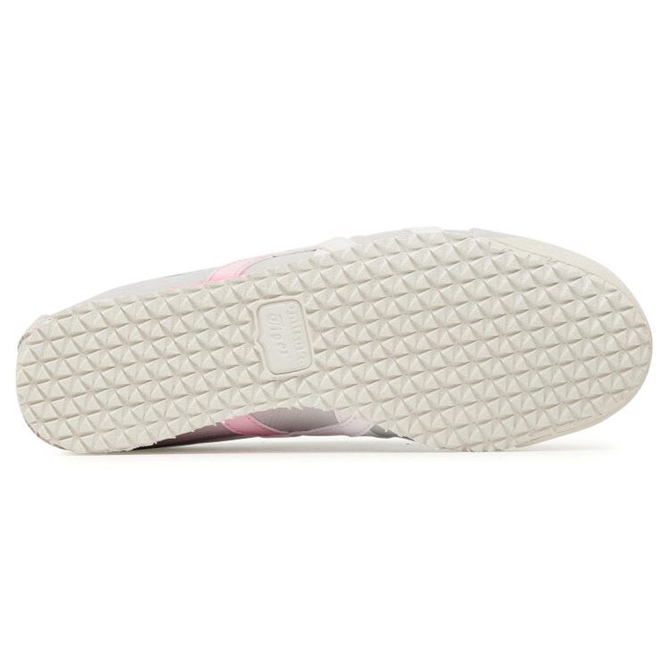 ONITSUKA TIGER Mexico 66 Classic Slip Resistant Breathable Lightweight Low Top Running Shoes Women Sneaker White Gray Red 1182A078-020