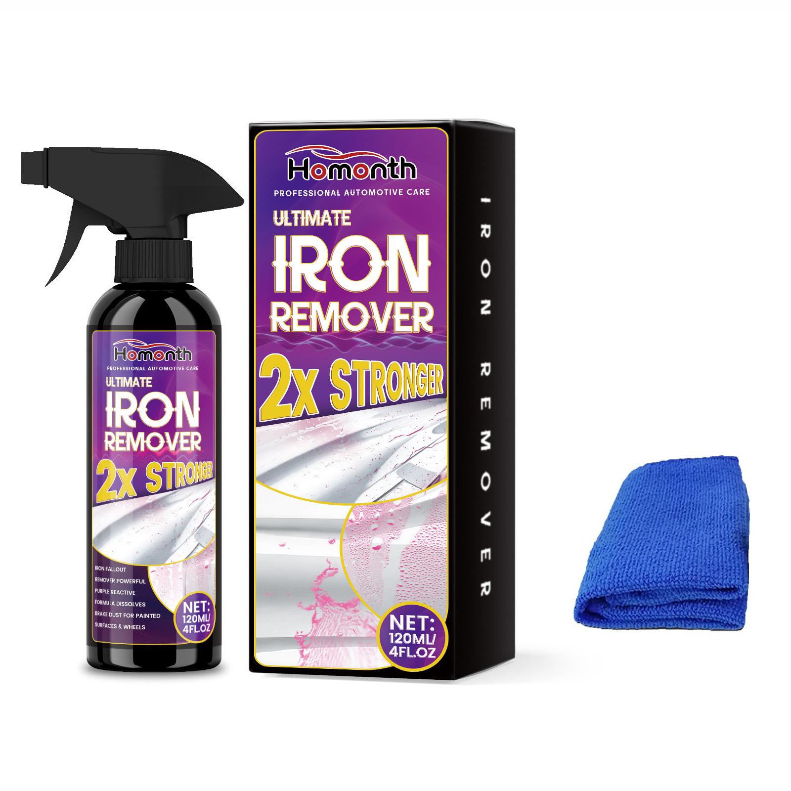 Rust Remover Spray for Metal Multipurpose Rust Stain Remover Spray for Car Wheels & Household Appliances 120ml 4oz