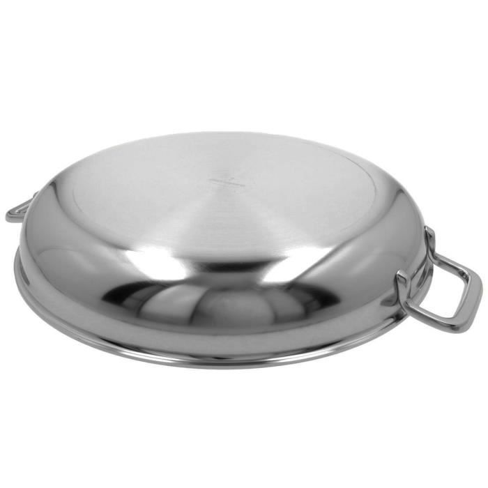 DEMEYERE – MultiFunction 7 – Poêle mit 2 Poignées, 32 cm, Inox 18/10, Argent