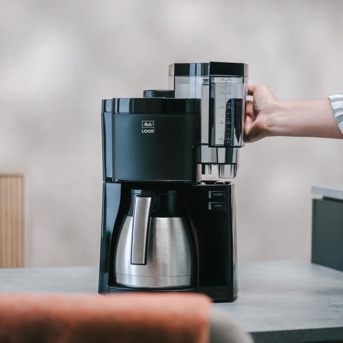 Ekspres do kawy - MELITTA - Look V Therm 1025-12 - 1080 W - 1,25 L - Czarny
