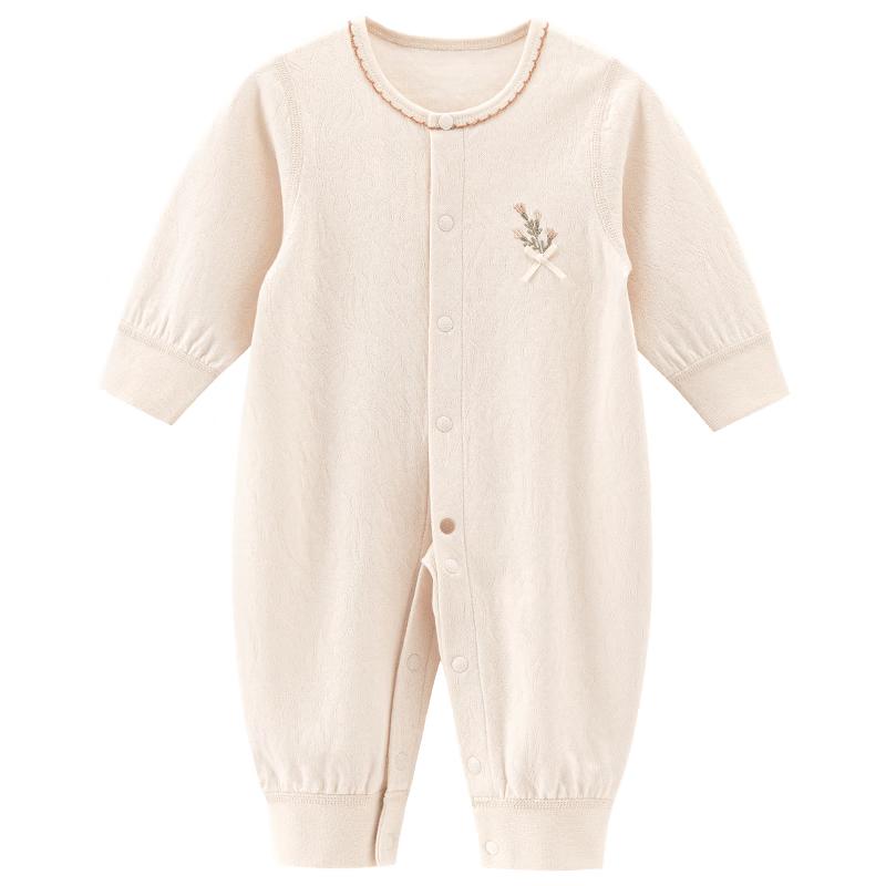 Guaiqi Bear Baby Girls  Long-Sleeve Cotton Romper 66