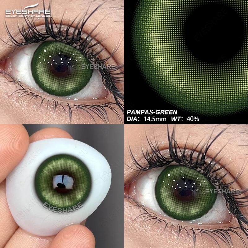 Eyeshare Cosplay Color Contact Lenses for Eyes Anime Purple Eyes Contacts Lenses Colorful Makeup Eyes Lenses Yearly 2pcs/pair