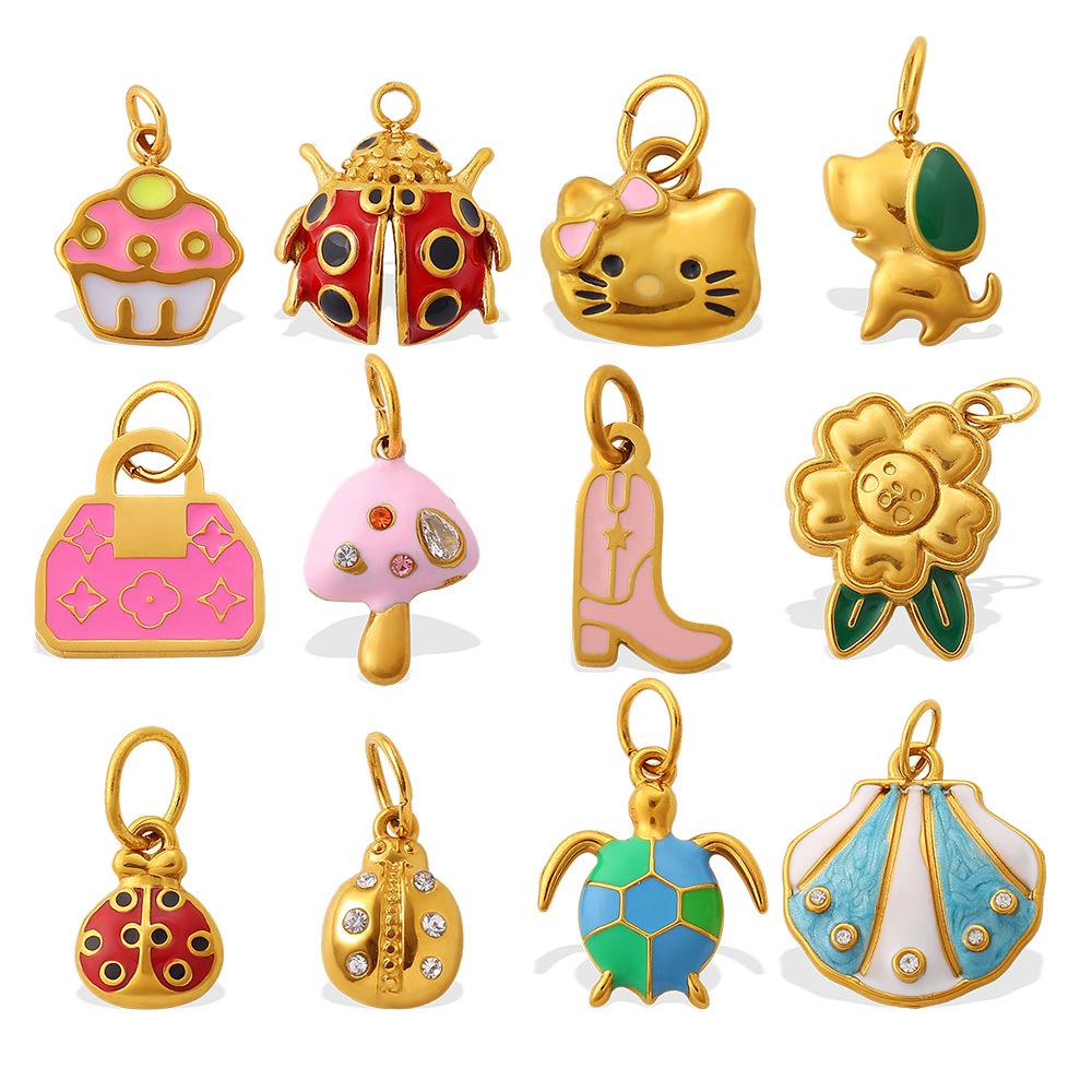 Stylish And Colorful Oil-Dripping Diy Pendant Does Not Fade, Diverse And Creative Versatile Cute Pendant Set