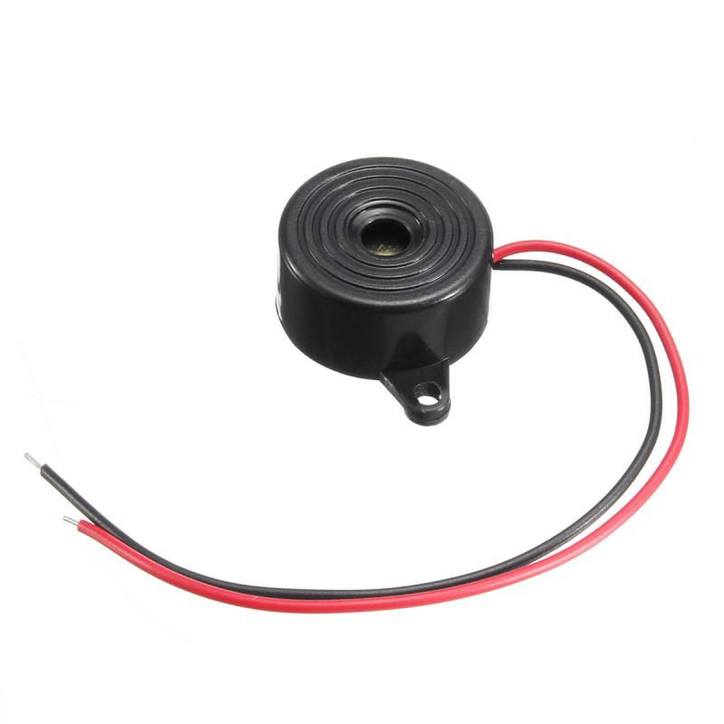 95 Decibel Alarm High Decibel DC 3-24 Volt 12 Volt Electronic Buzzer Alarm Car Truck General Intermittent Continuous