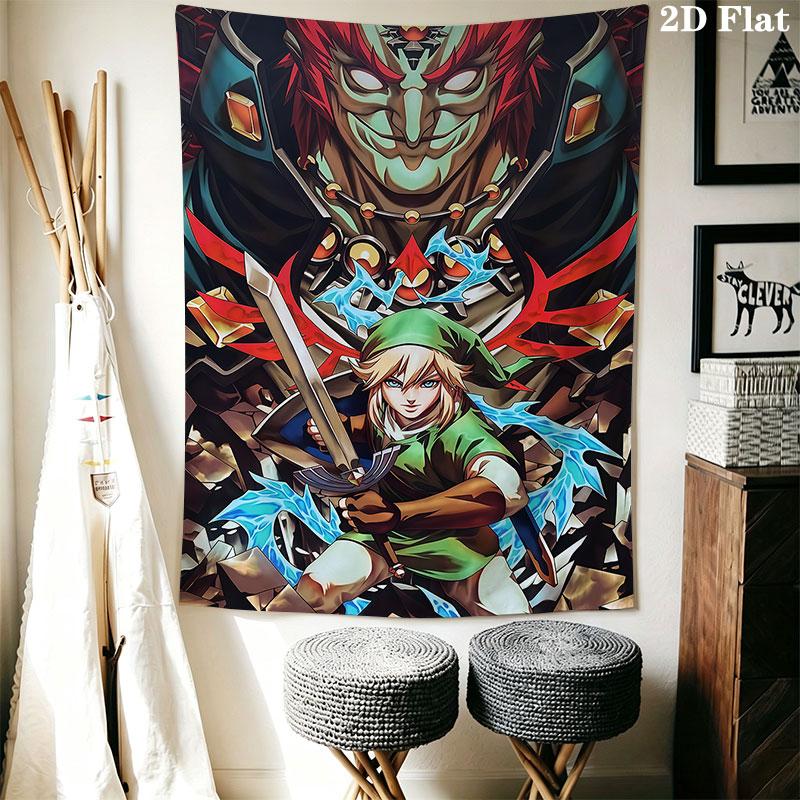 Adventure game Wall Hanging Printed Fabric Blanket Decorative Tapestries for Bedroom Living Room Home Decor