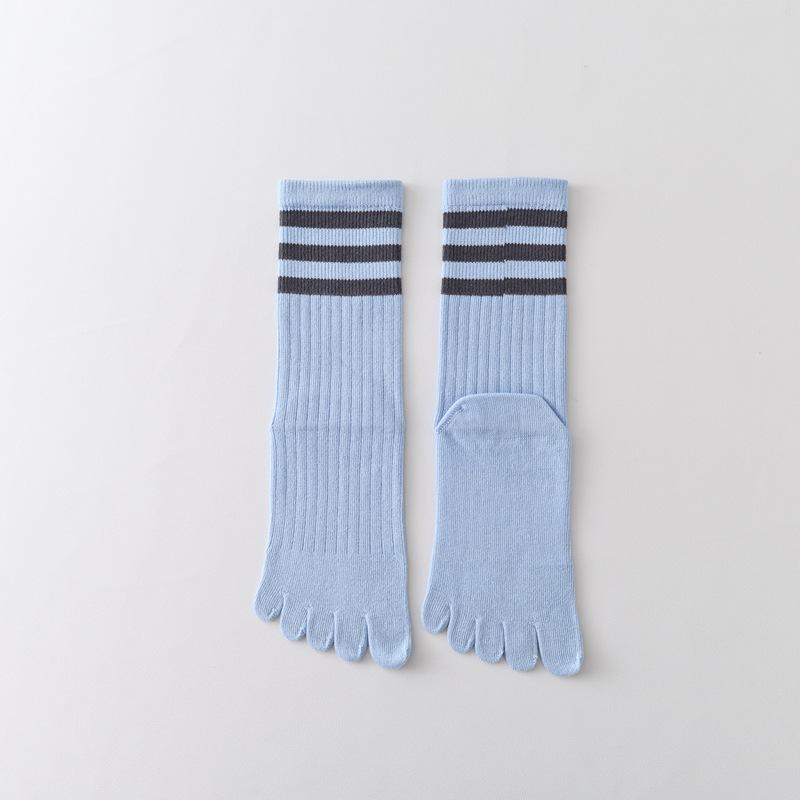 Yoga Five-Finger Socks Children'S Medium Tube Split-Toe Socks Boneless Breathable Comfortable Pilates Women'S Socks Fitness Sports Socks Stockings