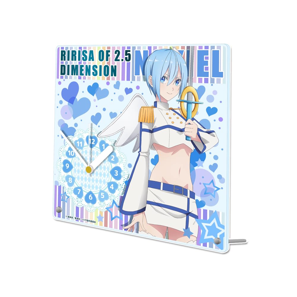 ТВ-аниме [Искушение 2,5-мерного мира] Нокиэль оригинальные акриловые настольные часы Крылья Ангела версия