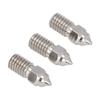 3Pcs 3D Printer Nozzles M6 Copper Plated CHT High Speed Nozzle Replacement Set for Ender 3 V3 SE End