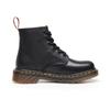 High Top Martin Boot Hole PA Leather British Couple Short Boots Soft Leather Men's and Women's Boots Round Head Tooling Boots