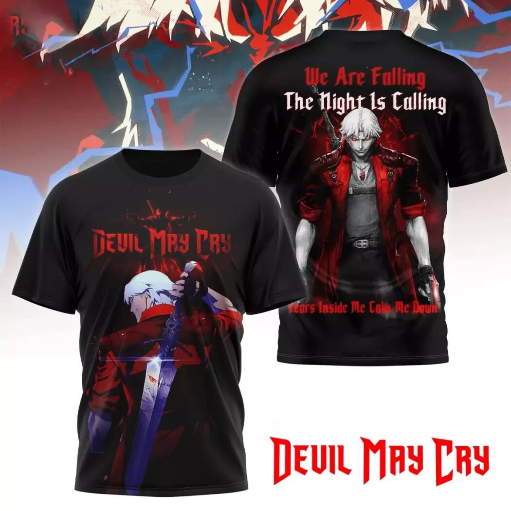 Devil May Cry Мы падаем Ночь зовет 2026 3D Футболка M