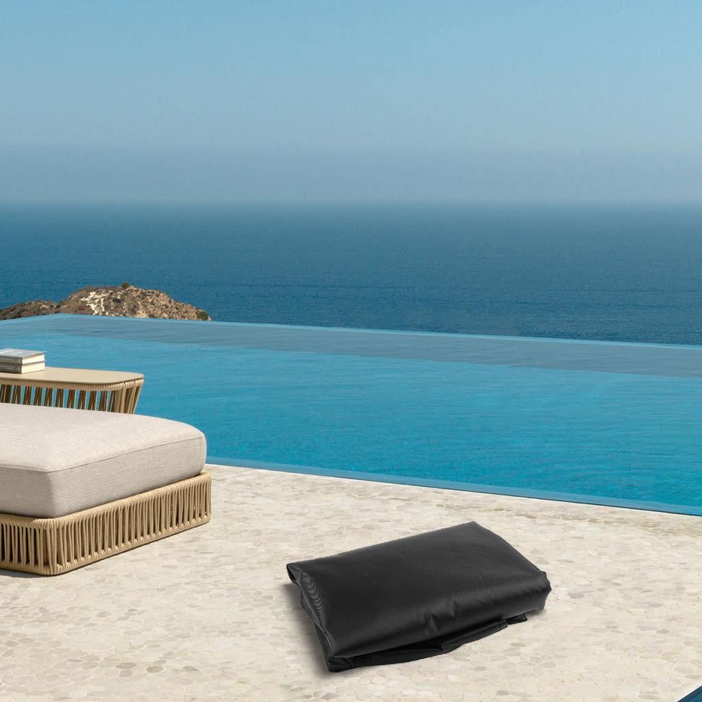 Easy To Install Pool Cover Protective Pool Cover Swimming Pool Cover Versatile Protection Weather Resistant All-Season Use