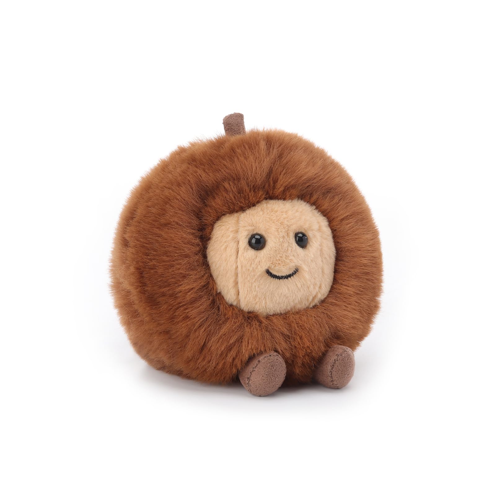

Apricot Lamb Plush Toy for Soft and Fluffy Fresh Chestnut for Girls and 10cm Kids, Cute, Boys,