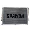 3 Rows SPAWON Full Aluminum Car Radiator For 2001-2006 BMW M3 E46 Coupe 3.2L L6 Manual MT 2627 OEM 17102228941