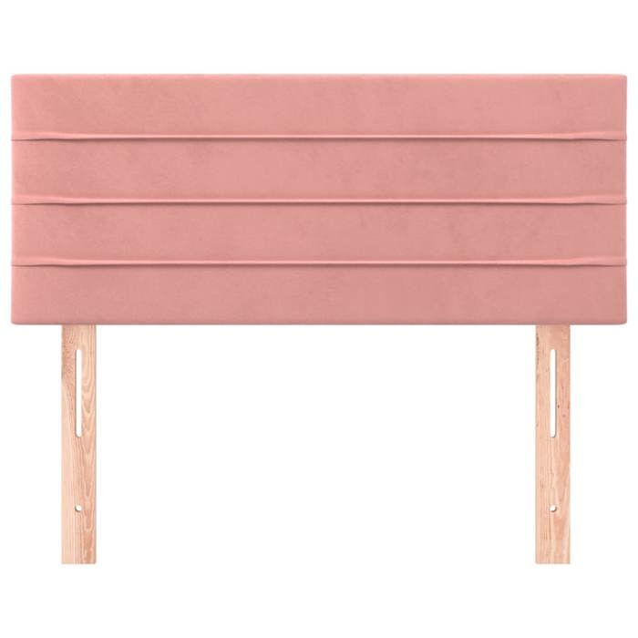 VidaXL Headboard Bedroom Furniture Bed Accessory Single Bed Headboard Interior Pink 100x5x78/88 Cm 346143