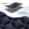 Inflatable Camping Pad with Foot Pump, Pillow, and Diamond TPU Design