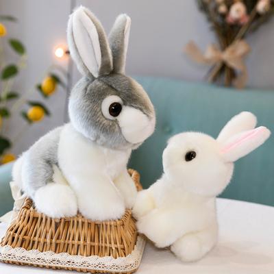 Simulation Rabbit Doll Plush Toy Cute Little Rabbit Doll Birthday Gift Grab Doll