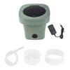 Foldable Washing Machine High Speed 6.5L Large Capacity Soft Semi Spin Drying Mini Washer with Drain Hose for Travel