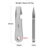 Multi-function Titanium Alloy Crowbar Wrench Screwdriver Outdoor Camping Riding EDC Hand Tools Nail Puller Bottle Opener