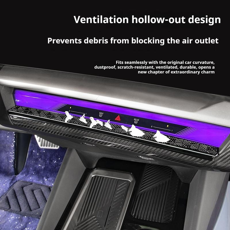 Central Control Air Outlet Air Conditioning Protective Cover Accessories For BMW 5 Series i5 G60 2024-2025Interior Accessories