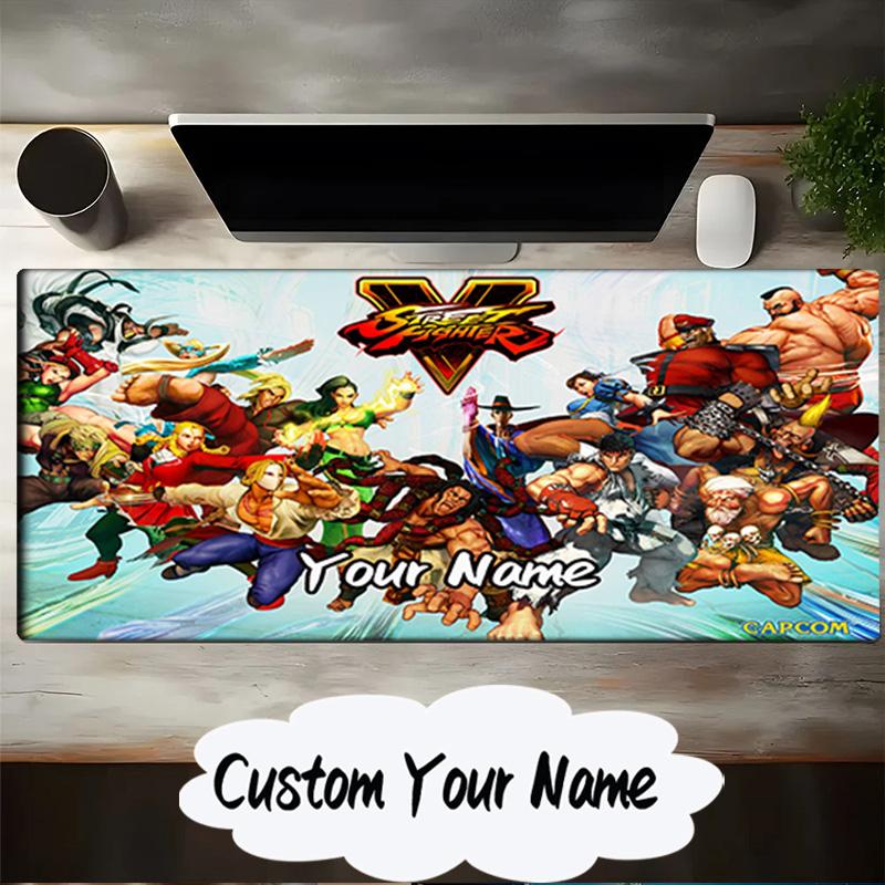 Custom Name Mouse pad Street game Characters Mouse pad, Gaming Mouse Pad, keyboard pad, Desk Decor for computer notebook Fan Birthday Gift