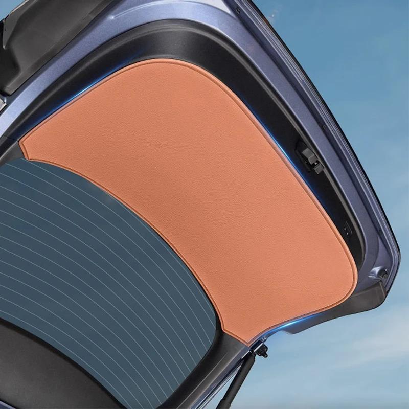 For BYD Sealion 7 Sea Lion 07 EV 2024 2025 Rear Trunk Door Leather  Protective Sticker Anti-dirty Protection Mat Accessories