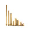 Professional Golf Brass Tip Plug Weights for  Shaft 1/2/3/4/5/6/7/8/9/10g Carbon/Steel Option 10pcs/9pcs