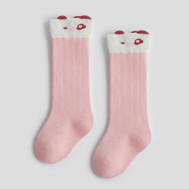 

Newborn Cotton Knee-High Socks – Thin, Boneless, Over-the-Knee, for 0-3 Months (Spring/Autumn) M (1-3 years) розовый