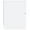 Nightstands 2 pcs White Particleboard