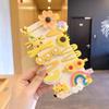 14pcs/set Girls Sweet Hair Clip Rainbow Fruit Lovely Hair Accessories Headwear Hairpins Cute Baby Cartoon Hair Bands  Headdress Barrettes