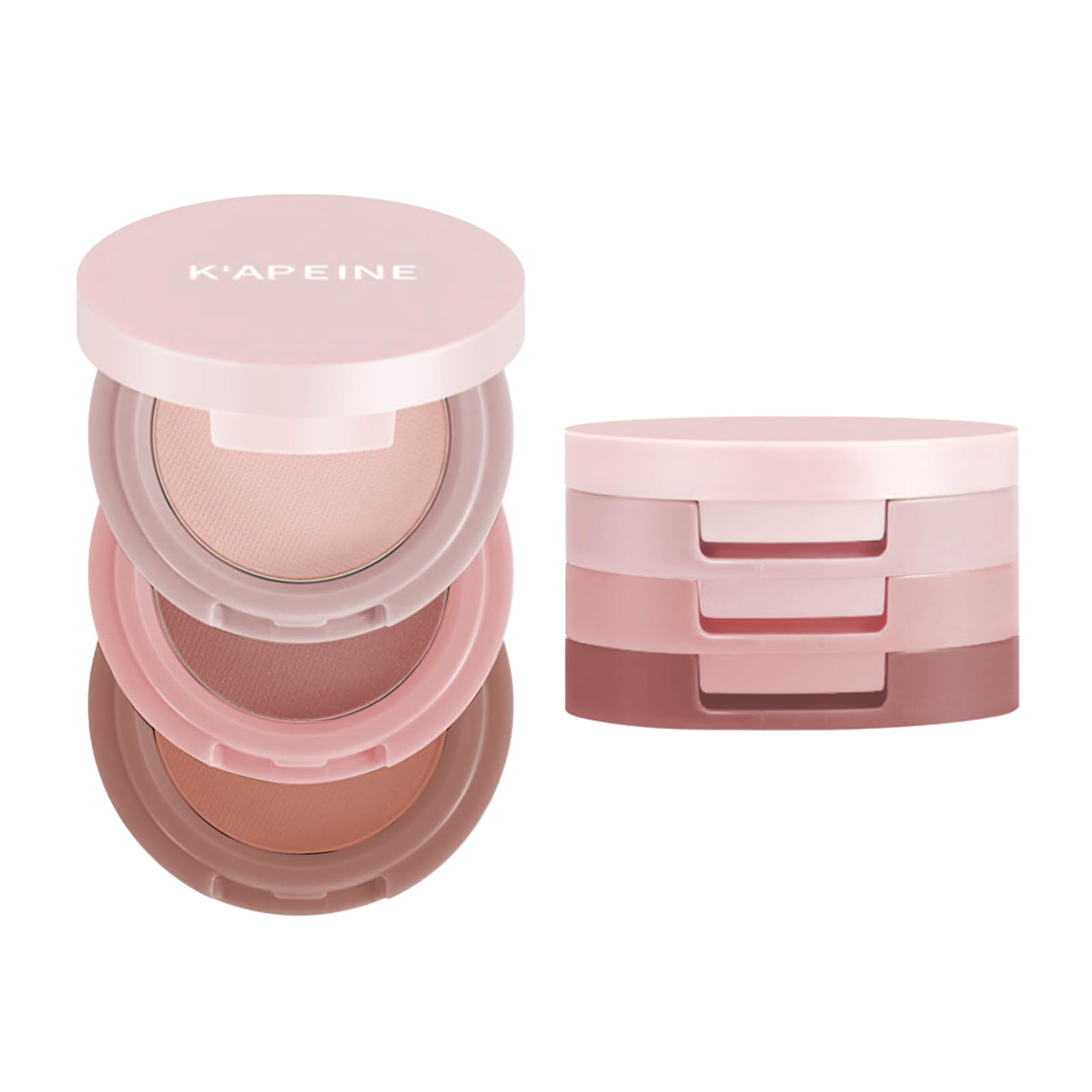 

Lynlyulinger Eyeshadow and Highlighter and with Portable Natural Prevents Eyelid Easy for Makeup Beginners Palette, Matte, Pearl, Glitter, 3-in-1