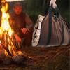 Firewood Carrier Storage Bag Large Capacity Oxford Cloth Scratch-resistant Wood Log Carrier Tote Bag Outdoor Firewood Organizer