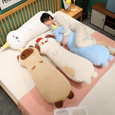 Non-Toxic Long Cat Seal Plush Body Pillow Creative Animal Stuffed Cushion Soft Sofa Decorative Throw Pillow Large Sleeping Cushion Decor