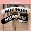 Stylish Long Cylindrical Plush Toy Embroidery Side Sleepers Girl Dolls Gift